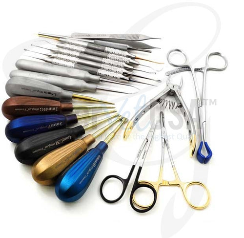 EVP - Dental Pack w/Luxating Winged Color Coated - Titanium