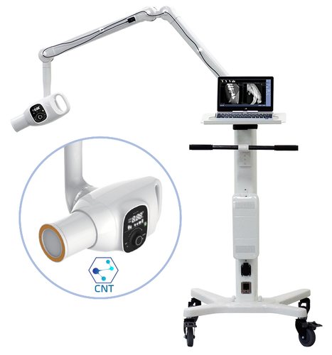 EzRay X Ray Vet Cart & Sensor w/Laptop