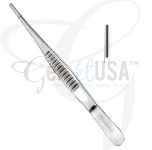 Debakey Tissue Forceps 2.5mm Wide Tips 7"