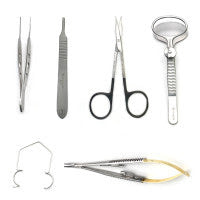 Standard Eye Pack Veterinary with Tungsten Carbide  Castroviejo